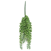 Dark Green String of Pearls Pick - 15.5"