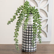 Dark Green String of Pearls Pick - 15.5"