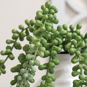 Dark Green String of Pearls Pick - 15.5"