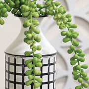 Light Green String of Pearls Pick - 15.5"