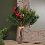 Jingle Berry Mixed Pine Bundle - 16"