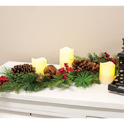 Jingle Berry Mixed Pine Garland - 4 Ft.