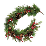 Jingle Berry Mixed Pine Garland - 4 Ft.