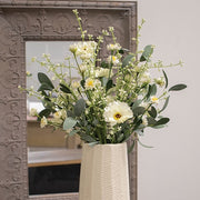 Cream Blossoms and Lace Bush - 22"