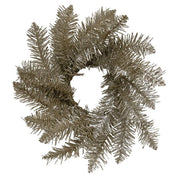 Glistening Platinum Pine Candle Ring - 3.5"