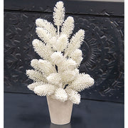 Potted Snowy Fantasy Pine Tree - 19"