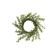 Baby Boxwood Candle Ring - 2.5"