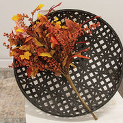 Harvest Bounty Berries & Leaves Bush - 21"