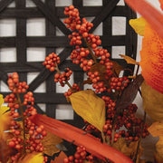 Harvest Bounty Berries & Leaves Bush - 21"