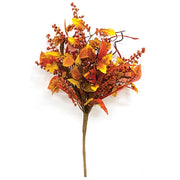 Harvest Bounty Berries & Leaves Bush - 21"
