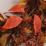Harvest Bounty Berries & Leaves Wreath - 24"