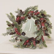 Frosted Woodland Celebration Wreath - 24"