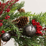 Joyful Mixed Pine & Pepperberry Wreath - 22"