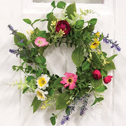 Breezy Summer Blooms Candle Ring - 6"