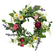 Breezy Summer Blooms Candle Ring - 6"