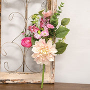 Blushing Butterfly Garden Pick - 15.5"H