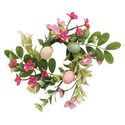 New Growth Blooms & Eggs Candle Ring - 3-1/2 In