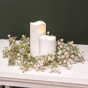 Blushing Blessed Clover Candle Ring - 6-1/2 In