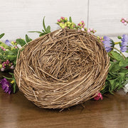 Natural Straw Bird Nest - 5"