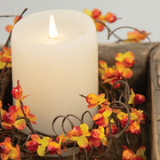 Bittersweet Berry Candle Ring - 3.5"