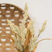 White Heather & Fall Grass Bush - 21"