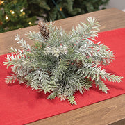 Silver Hemlock Half Sphere - 9"