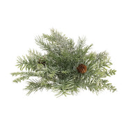 Silver Hemlock Half Sphere - 9"