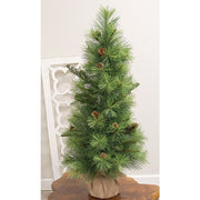 Forest Path Pine Tree in Burlap Base - 3ft