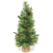 Forest Path Pine Tree in Burlap Base - 3ft
