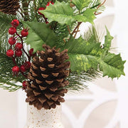 Merry Berry - Pine - & Holly Spray - 31"