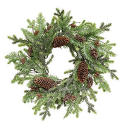 Glittering Millwood Pine Wreath - 16"