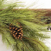 Woodland Mixed Pine Wreath with Pinecones - 24"