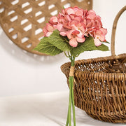Rose Pink Hydrangea Bouquet - 11.5"