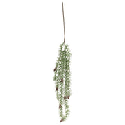 Cascading Icy Pine Spray with Cones - 44"