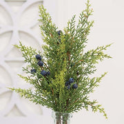 Blue Berry & Cedar Bush - 17"