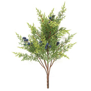 Blue Berry & Cedar Bush - 17"