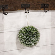 Snowy Pine Kissing Ball Ornament - 7"