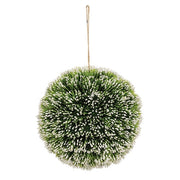 Snowy Pine Kissing Ball Ornament - 7"