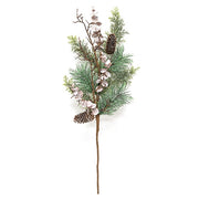 Icy Woodland Pine & Eucalyptus Spray - 28"