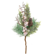 Icy Woodland Pine & Eucalyptus Pick - 17.5"