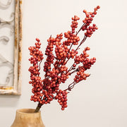 Canella Berries Spray - 25" - Coral