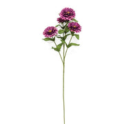 Plum Zinnia Spray - 23.5"