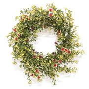 Ruby Buds & Baby's Grass Candle Ring - 6.5"