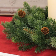 Norfolk Island Pine Candle Ring - 6"