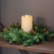 Norfolk Island Pine Candle Ring - 6"