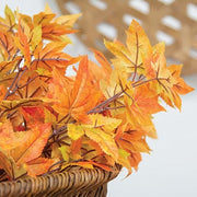 Fall Maple Leaf Bush - 22"