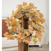 Wind Washed Fall Foliage Wreath - 24"