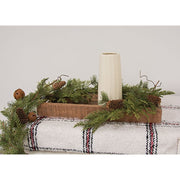 Rustic Cedar & Pine Bell Garland - 5ft