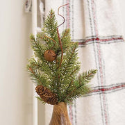 Rustic Cedar & Pine Bell Spray - 21"