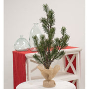 Table Spruce Tree with Burlap Base - 19"